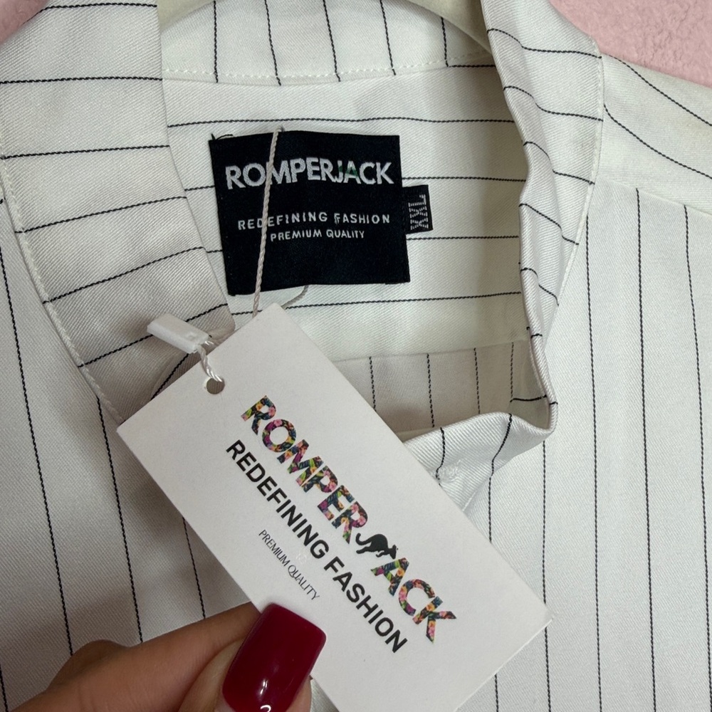 RomperJack Men’s White Chateaux Romper. Size XXL - Picture 5 of 13